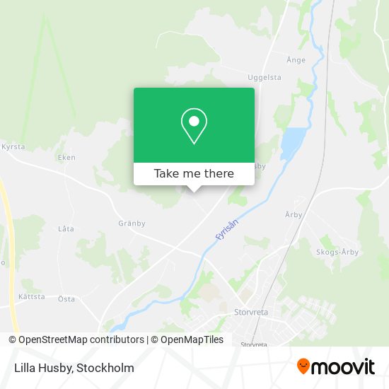 Lilla Husby map