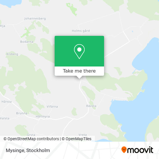 Mysinge map