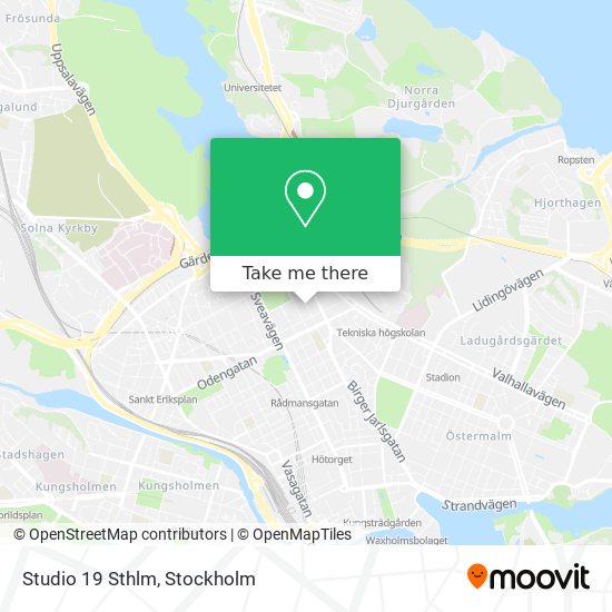 Studio 19 Sthlm map