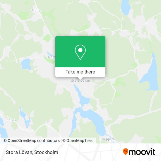 Stora Lövan map