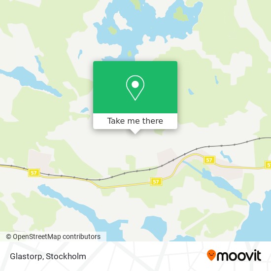 Glastorp map