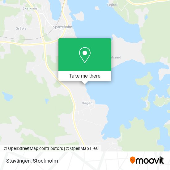 Stavängen map