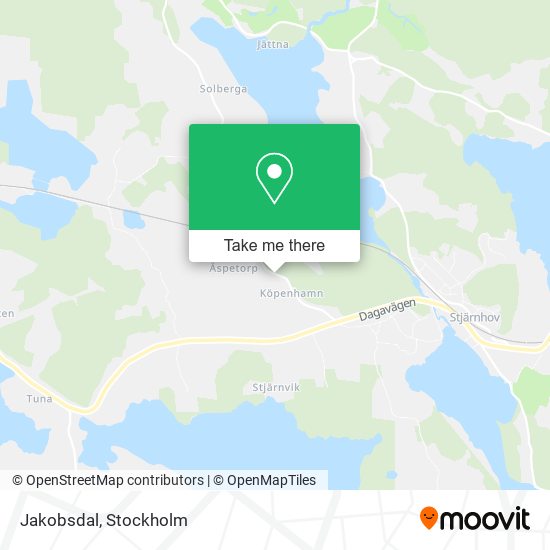 Jakobsdal map