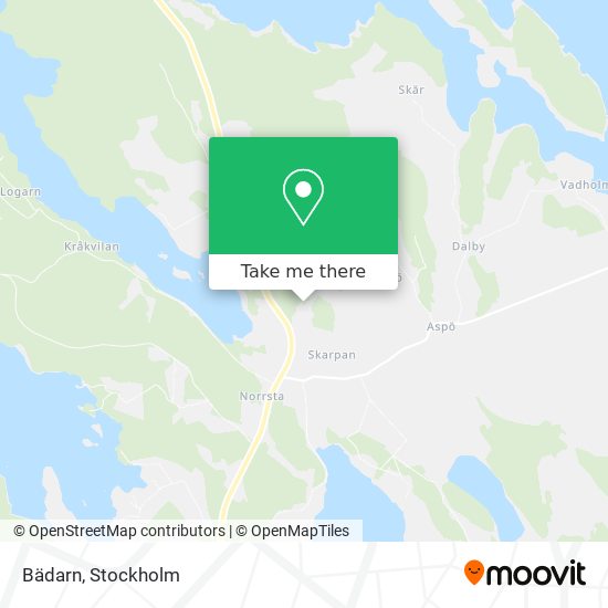 Bädarn map