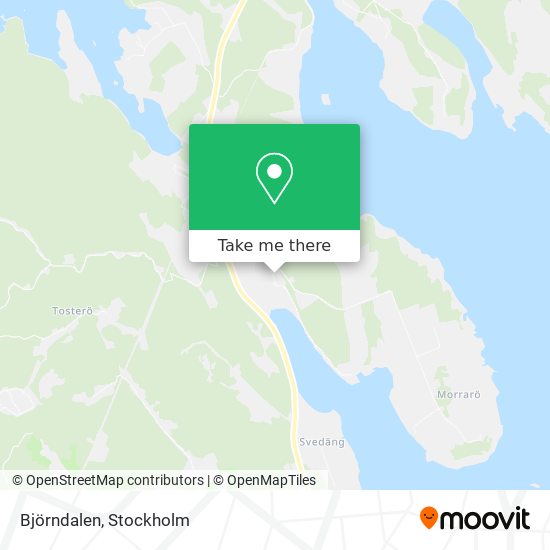 Björndalen map