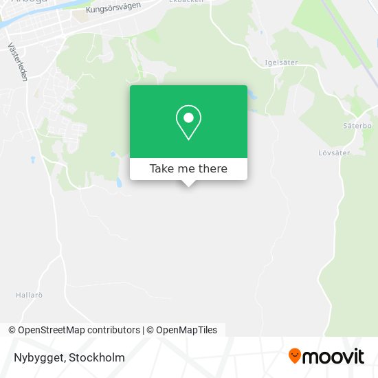 Nybygget map