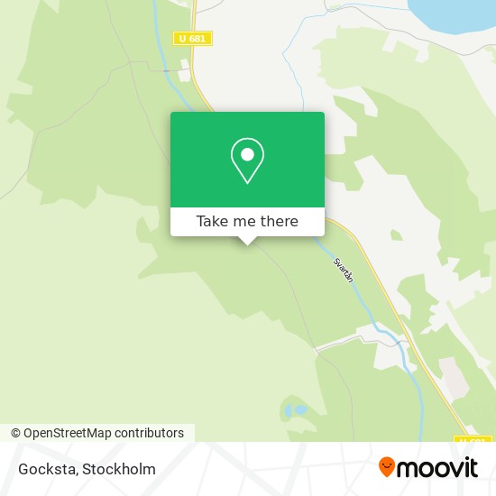 Gocksta map