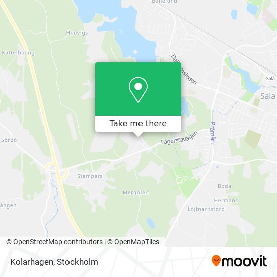 Kolarhagen map