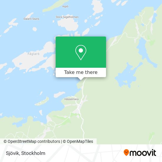 Sjövik map