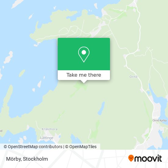 Mörby map