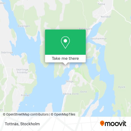 Tottnäs map