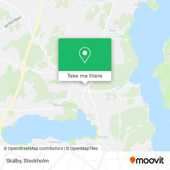 Skälby map