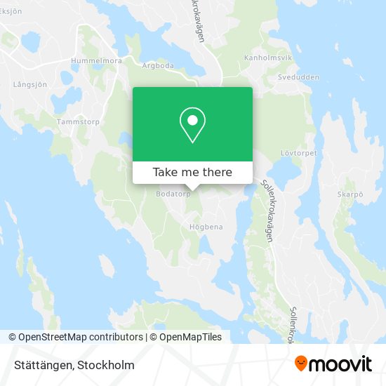 Stättängen map