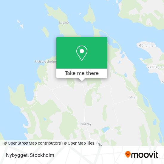 Nybygget map