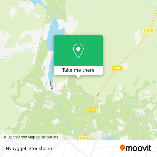 Nybygget map