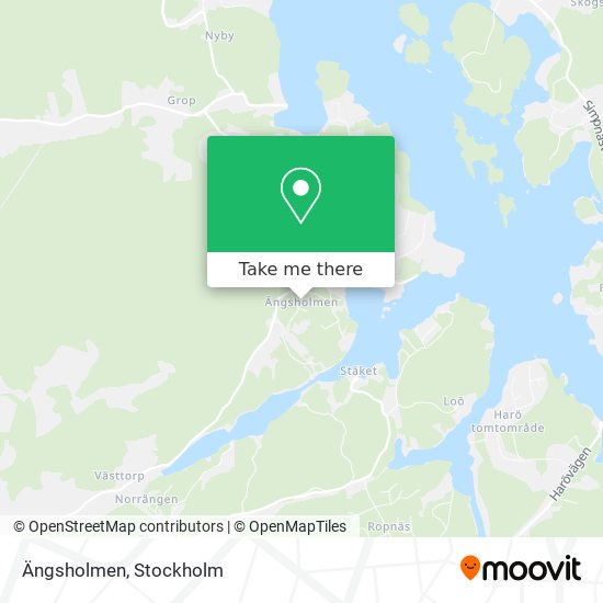 Ängsholmen map