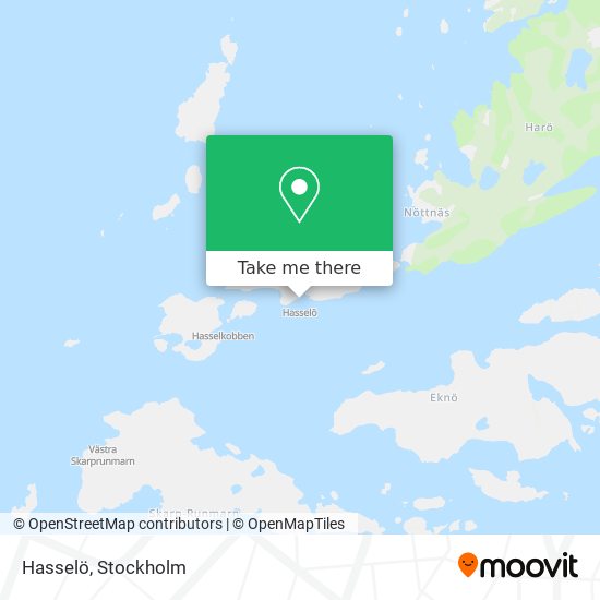 Hasselö map