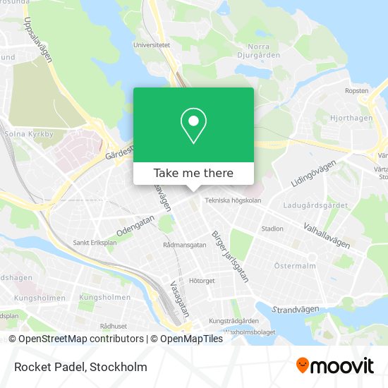 Rocket Padel map