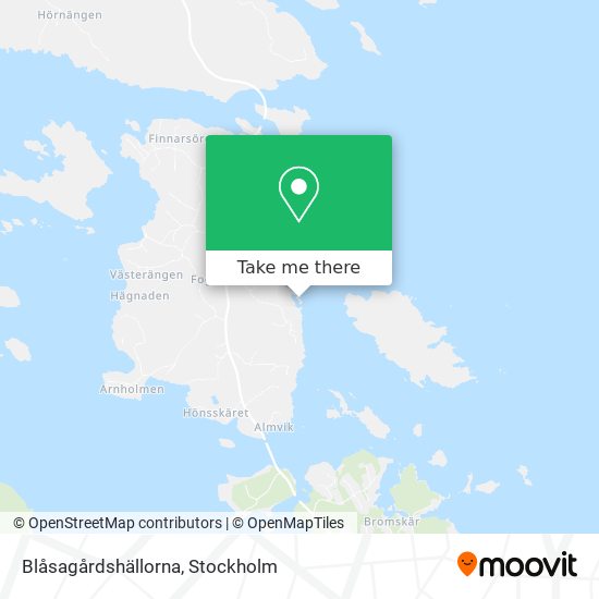 Blåsagårdshällorna map