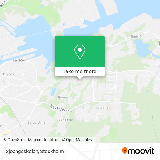 Sjöängsskolan map