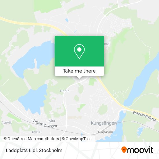 Laddplats Lidl map