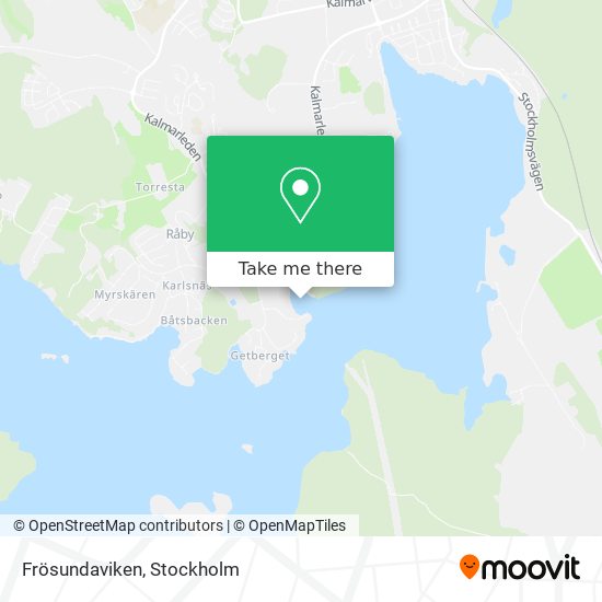 Frösundaviken map