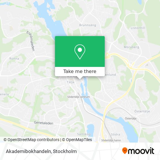 Akademibokhandeln map