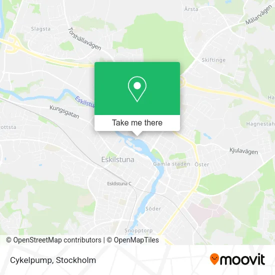 Cykelpump map