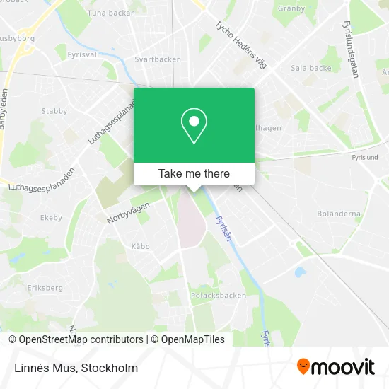 Linnés Mus map