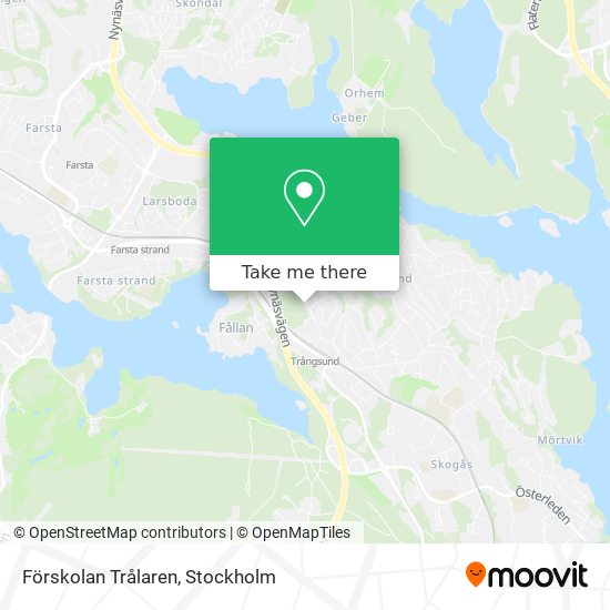 Förskolan Trålaren map