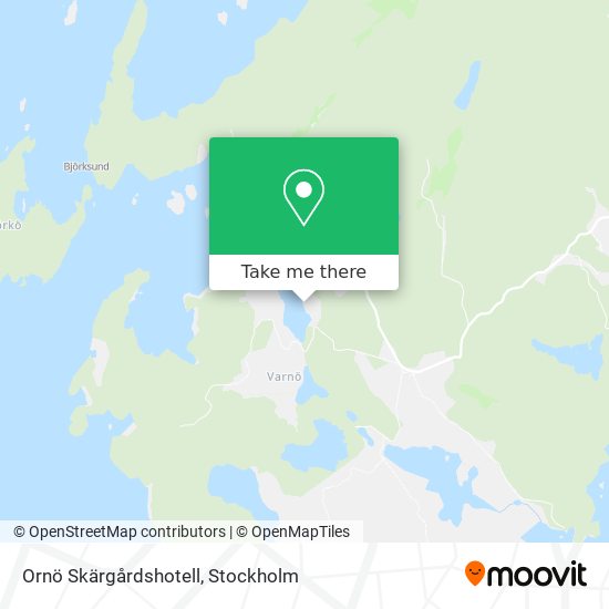 Ornö Skärgårdshotell map