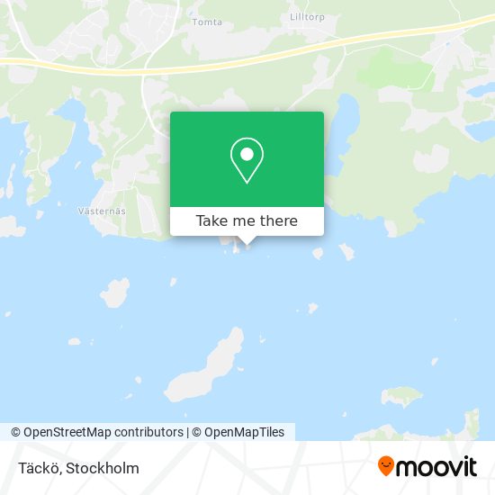 Täckö map