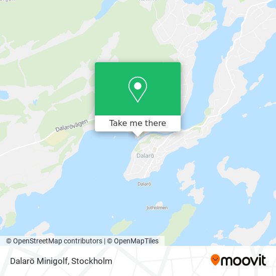 Dalarö Minigolf map