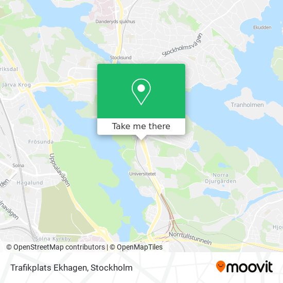 Trafikplats Ekhagen map