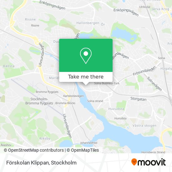 Förskolan Klippan map