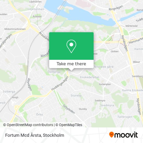 Fortum Mcd Årsta map