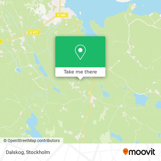 Dalskog map