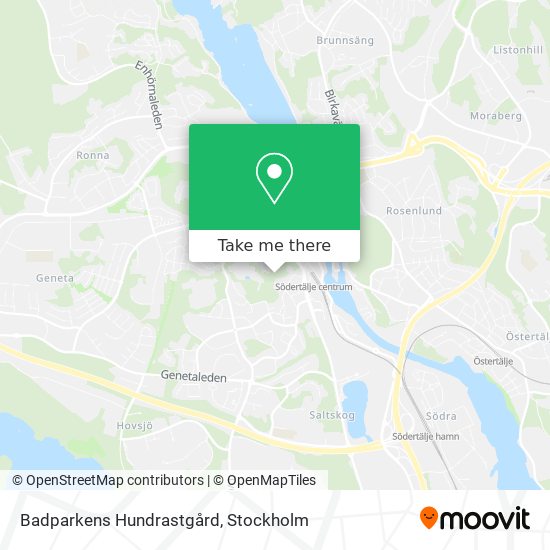 Badparkens Hundrastgård map