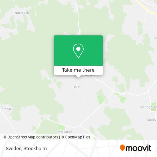 Sveden map