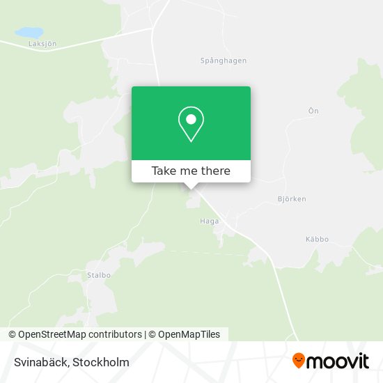 Svinabäck map