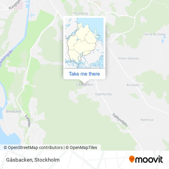 Gåsbacken map