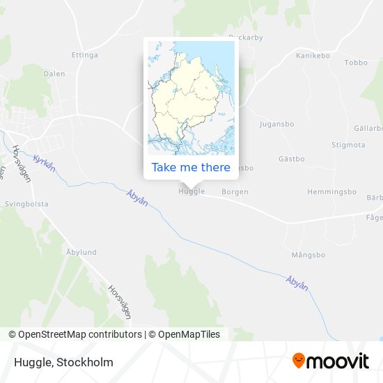 Huggle map