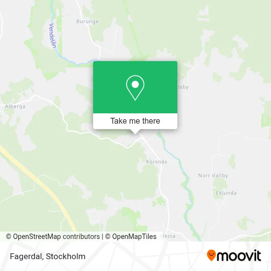 Fagerdal map