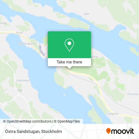 Östra Sandstugan map