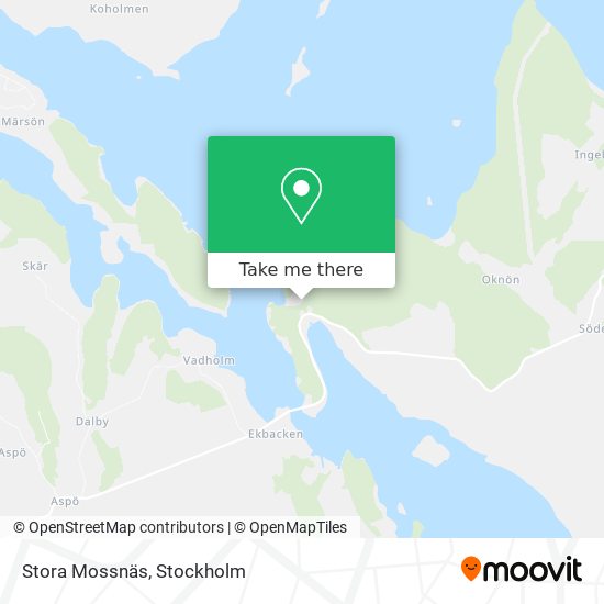 Stora Mossnäs map