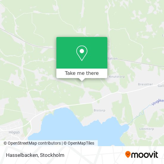 Hasselbacken map