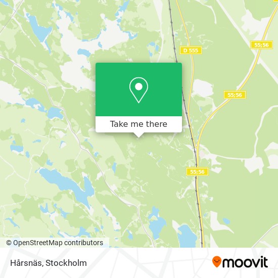 Hårsnäs map