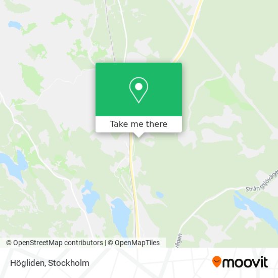 Högliden map