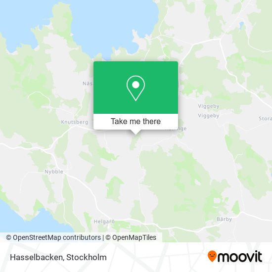 Hasselbacken map