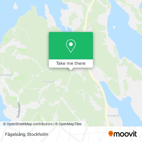 Fågelsång map